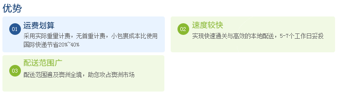 中澳專線優勢